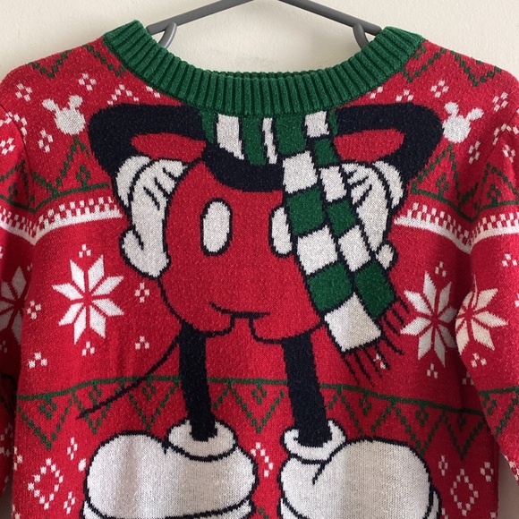 Disney Mickey Mouse Knit Holiday Sweater - Picture 5 of 9